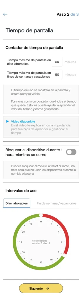 Tiempo de pantalla